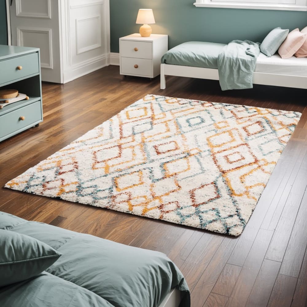 Tapis shaggy épais et doux facile à entretenir 200 x 290 cm — vue 4