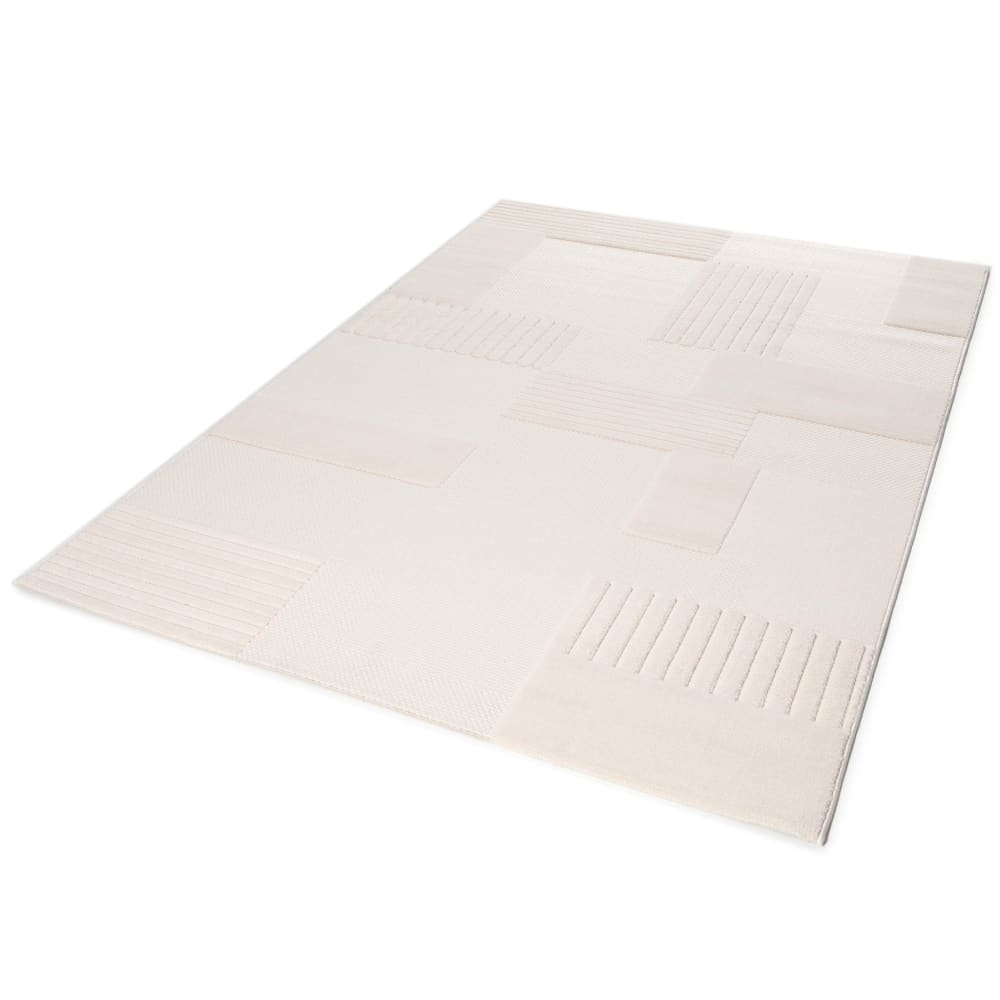 Tapis tendance ultra doux beige 160 x 230 cm — vue 4