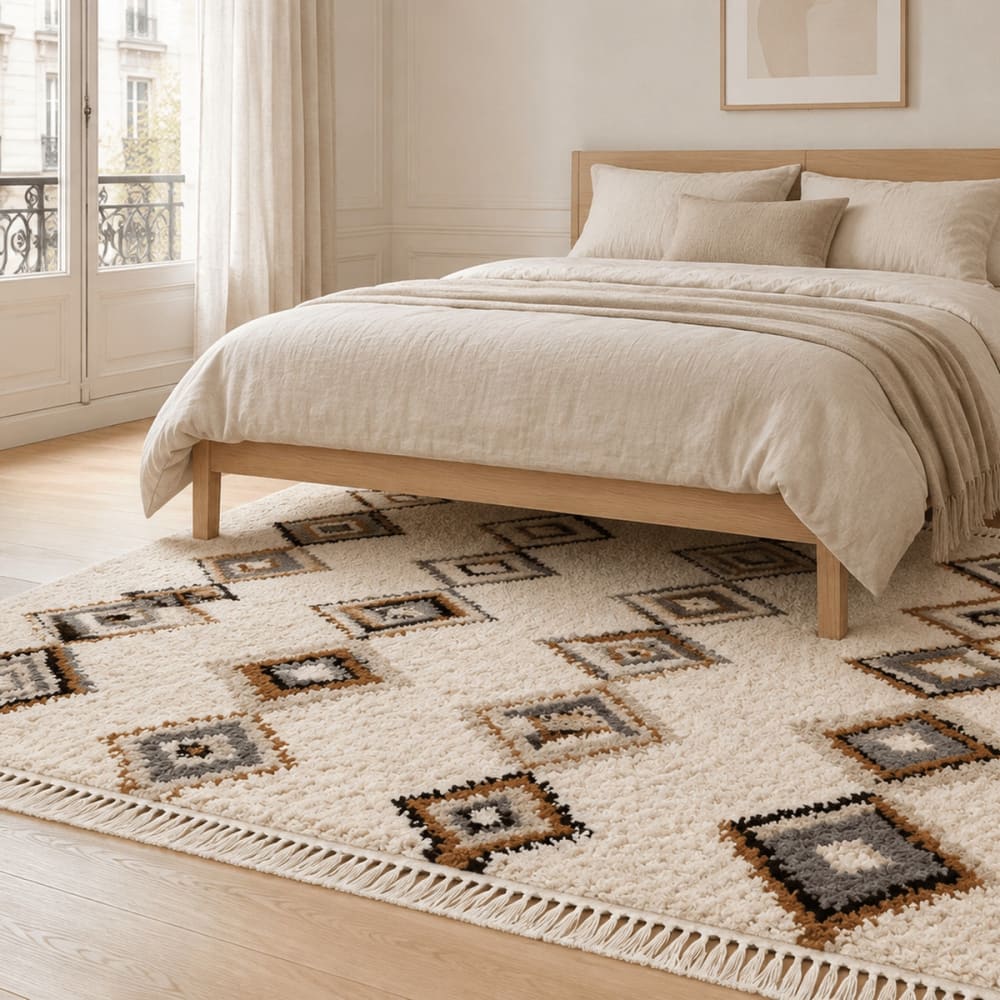 AFK Living Teppich weich Ethno-Stil 120 x 170 cm style modern Mehrfarbig Öko-Tex Zertifikat Pp - Polypropylen