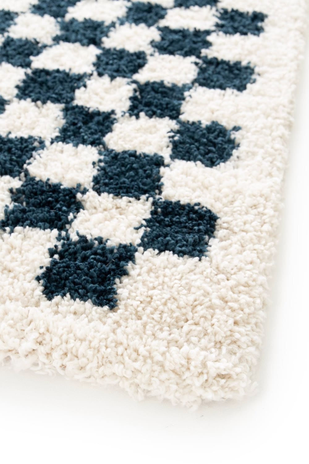 Tapis à poil haut doux et confortable bleu 120 x 170 cm — vue 4