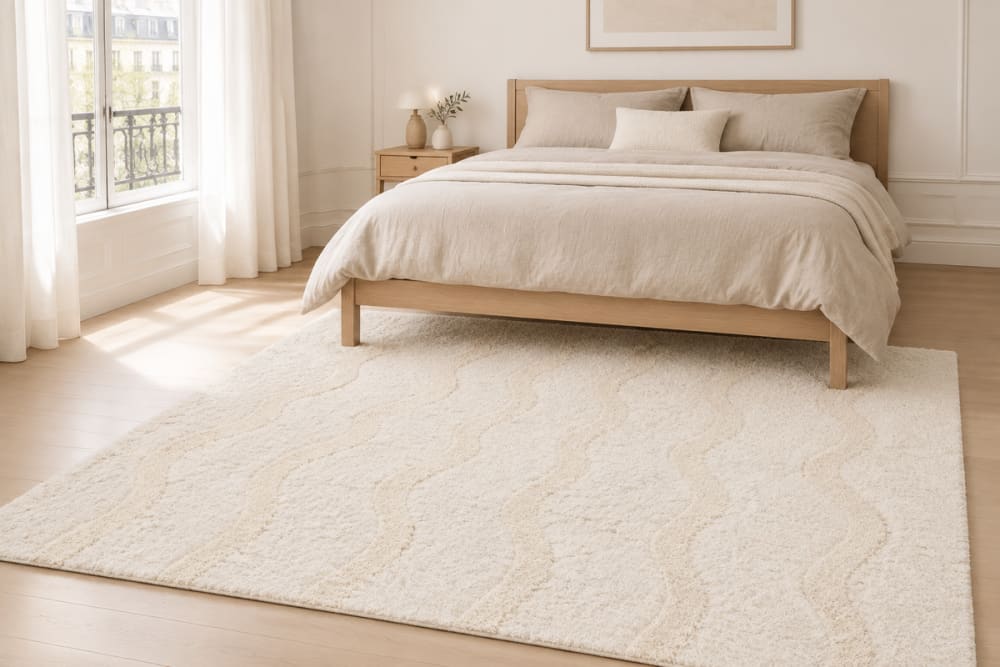 Teppich ultrafein aus recycelten Fasern 160 x 230 cm - Maisons Du