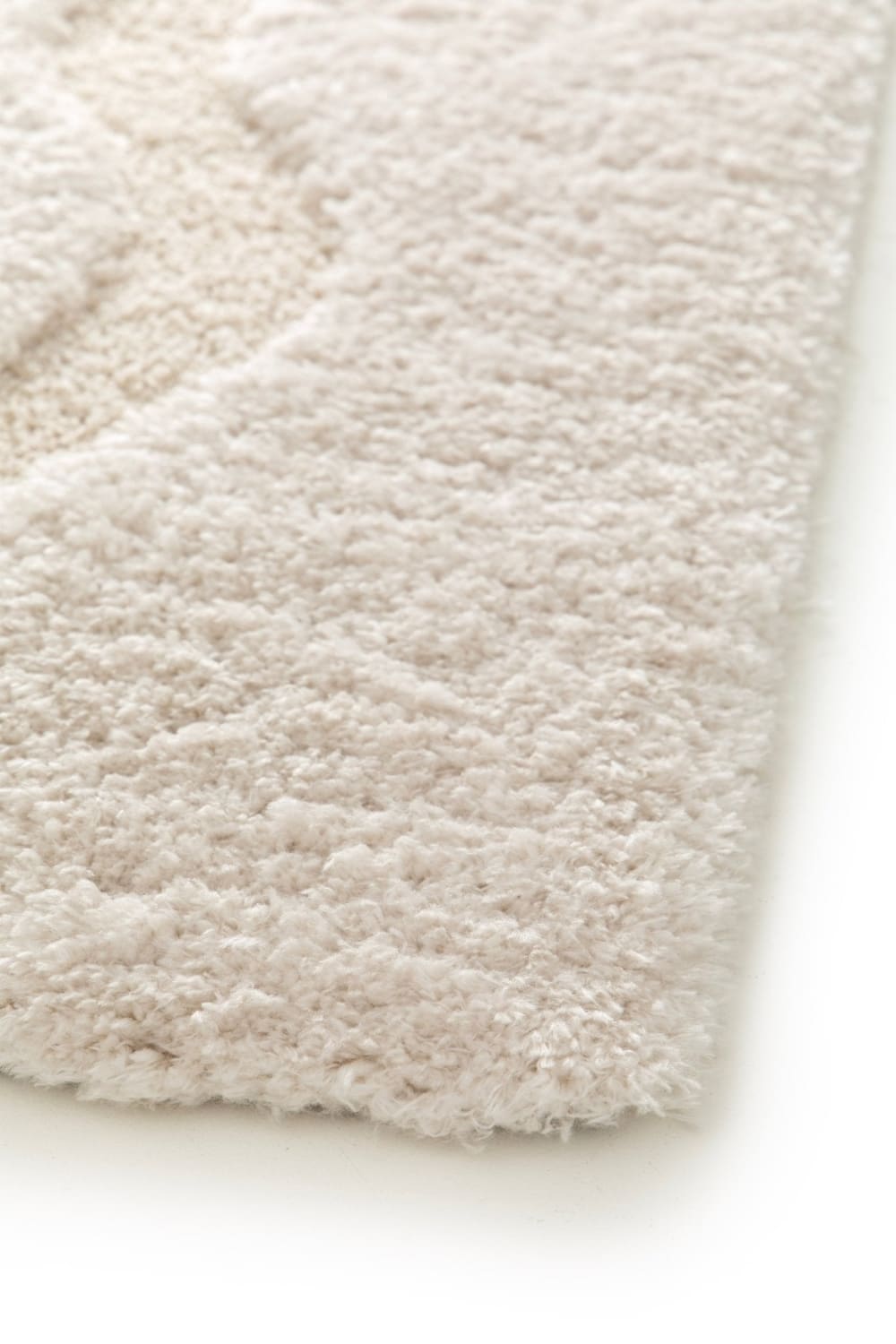 Tapis shaggy ultra doux et facile à entretenir beige 160 x 230 cm — vue 4