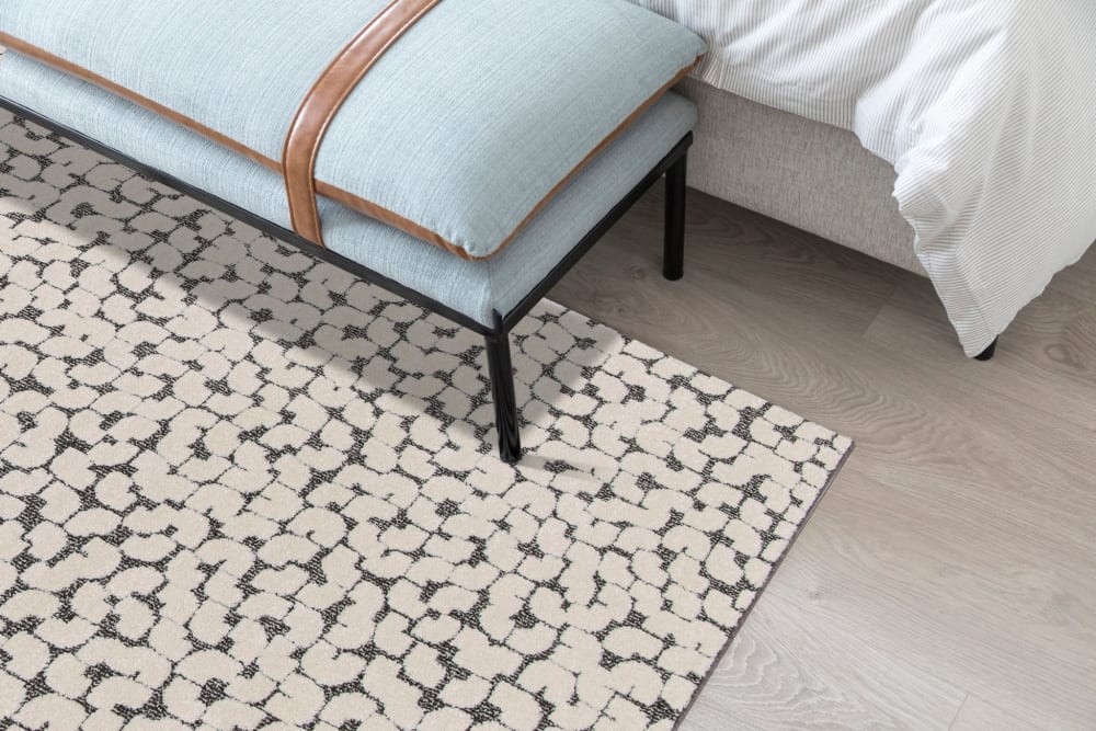 Tapis ultra doux effet sculpté gris 200 x 290