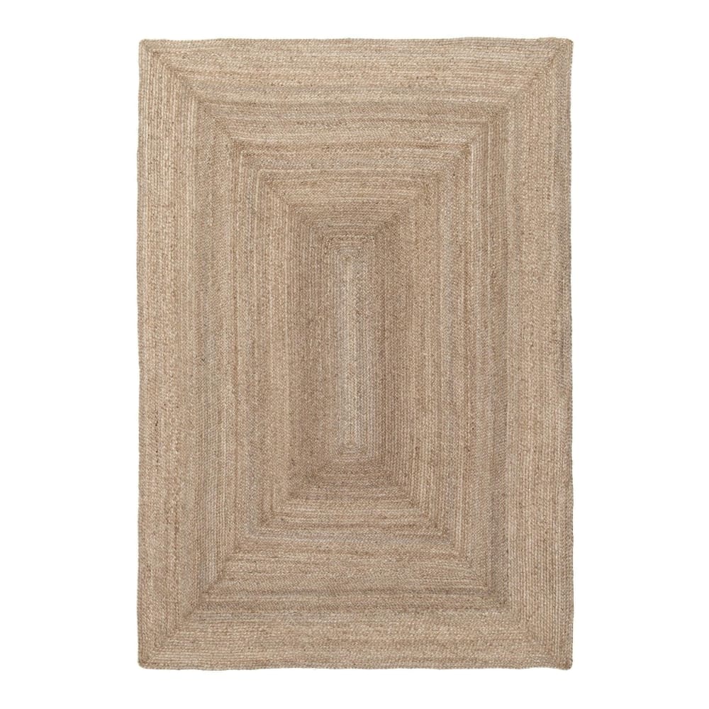 Tapis design fait main en jute