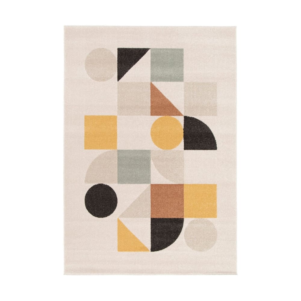 Tapis souple et doux facile à entretenir multicolore 120 x 170 cm - Maisons du Monde