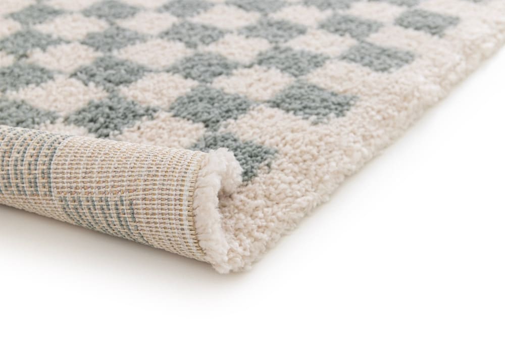 Tapis à poil haut doux et confortable vert 200 x 290 cm — vue 4