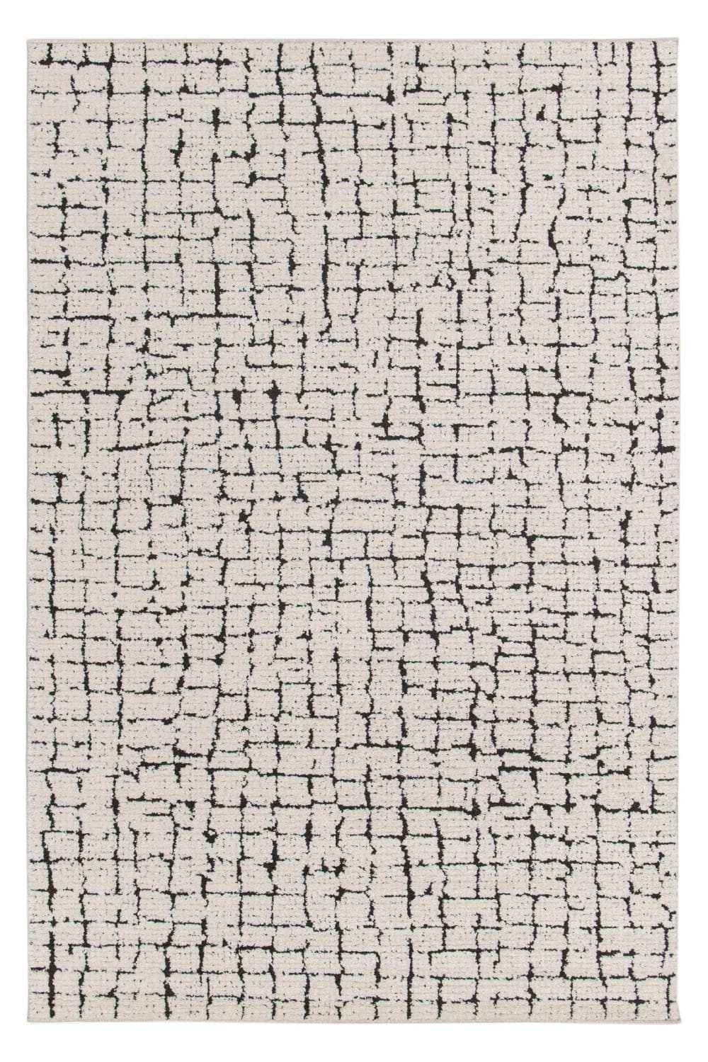 Tapis ultra doux effet sculpté noir 200 x 290