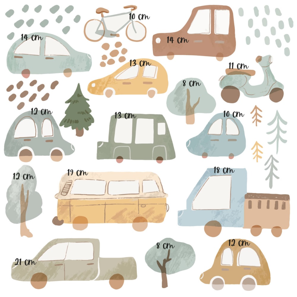 Stickers muraux en vinyle voyage multicolore - Maisons du Monde