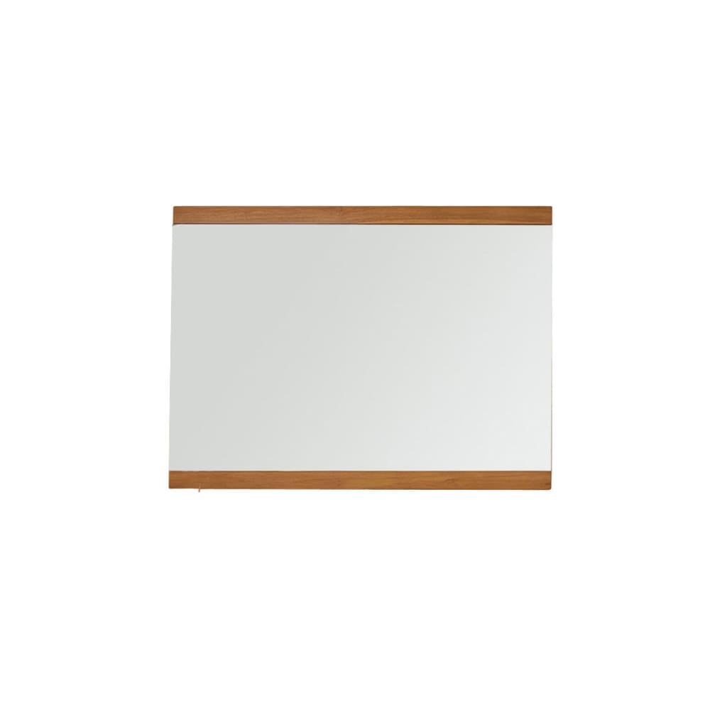 Miroir en teck recyclé massif 80x60 cm