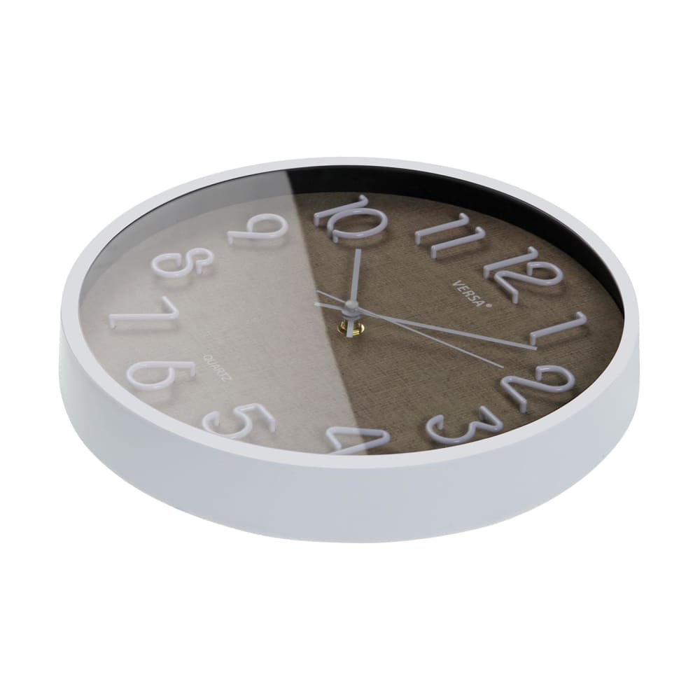 Horloge murale en plastique marron - Maisons du Monde
