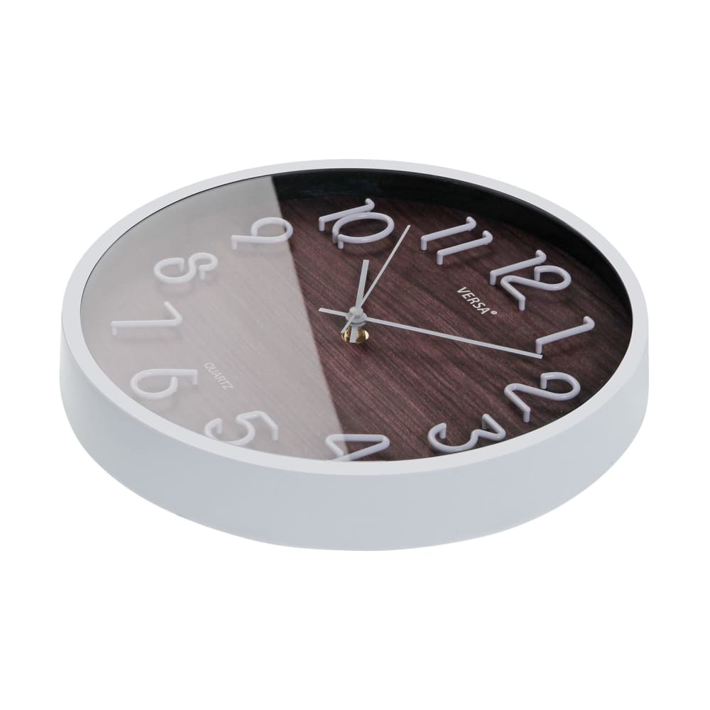 Horloge murale en plastique marron - Maisons du Monde