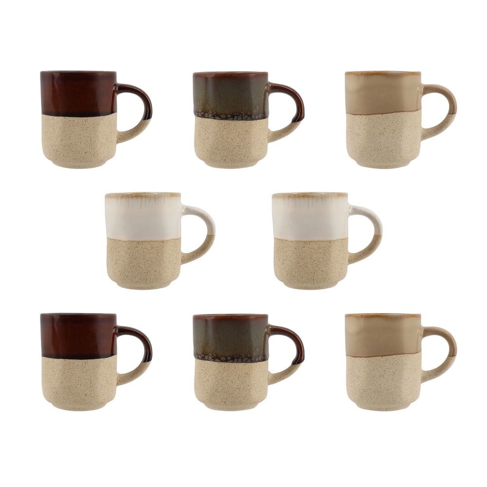 Lot de 8 tasses assorties macchiato 10cl Lot de 8 tasses assorties macchiato 10cl