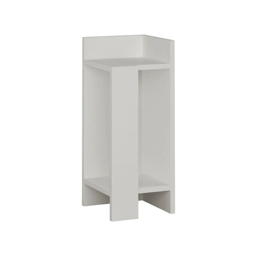 Chevet effet bois blanc 25x27  cm