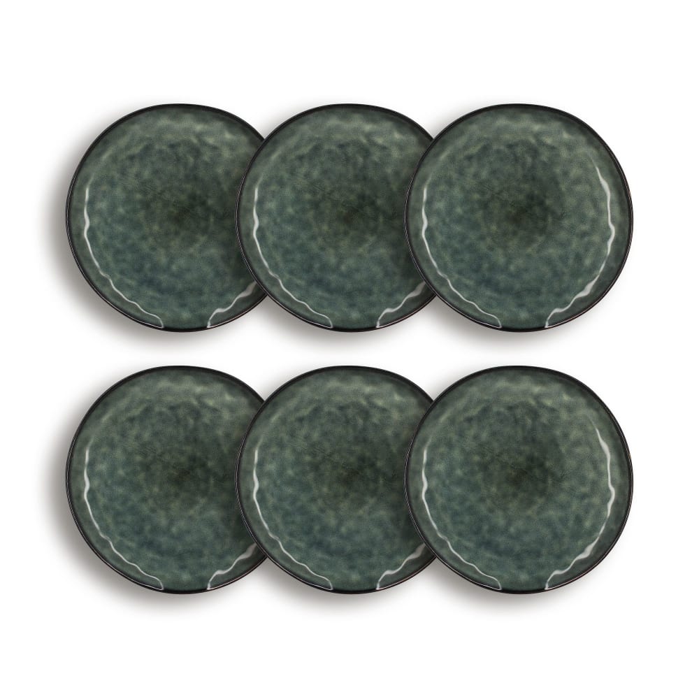 Lot de 6 assiettes plates