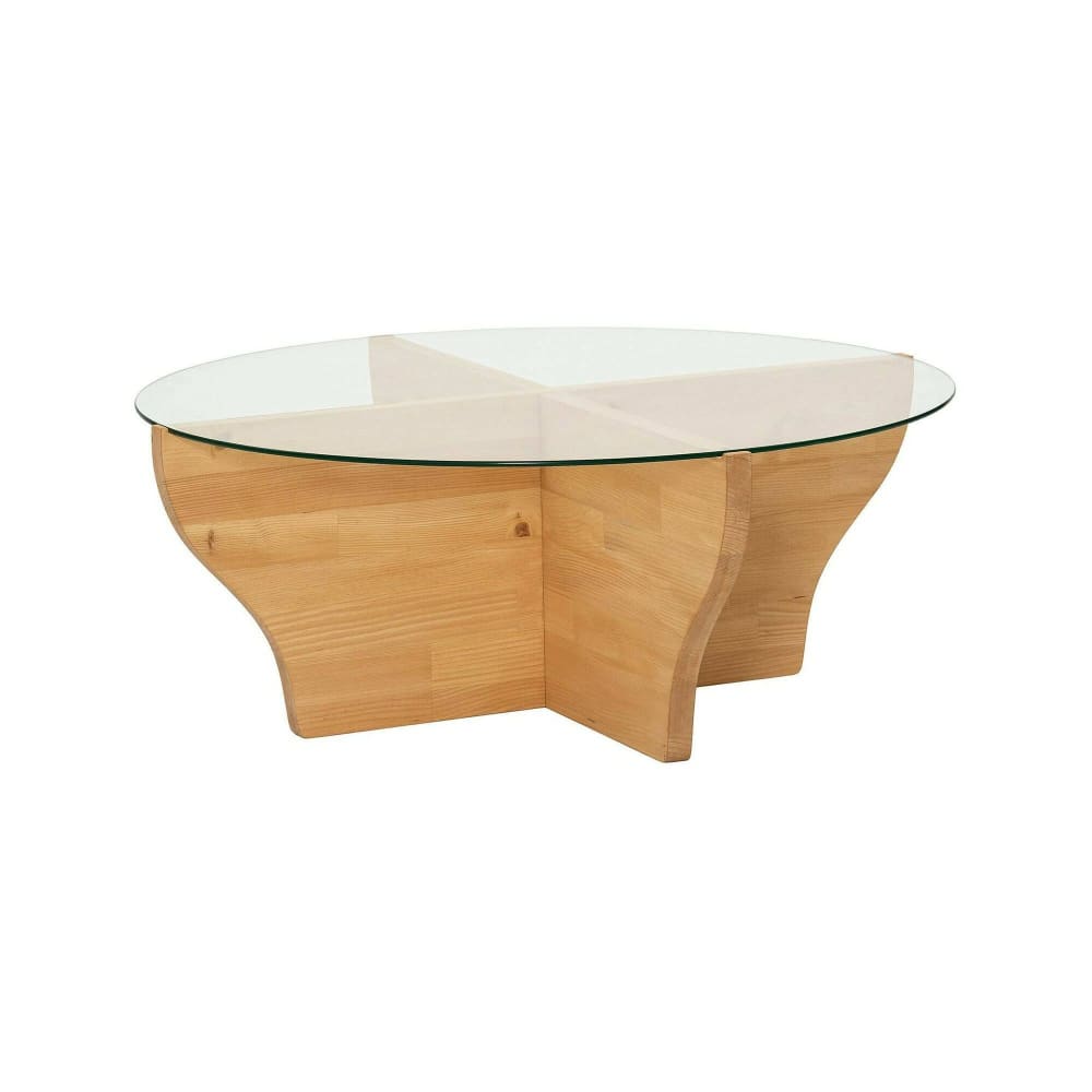 Table basse en bois beige 92x92  cm