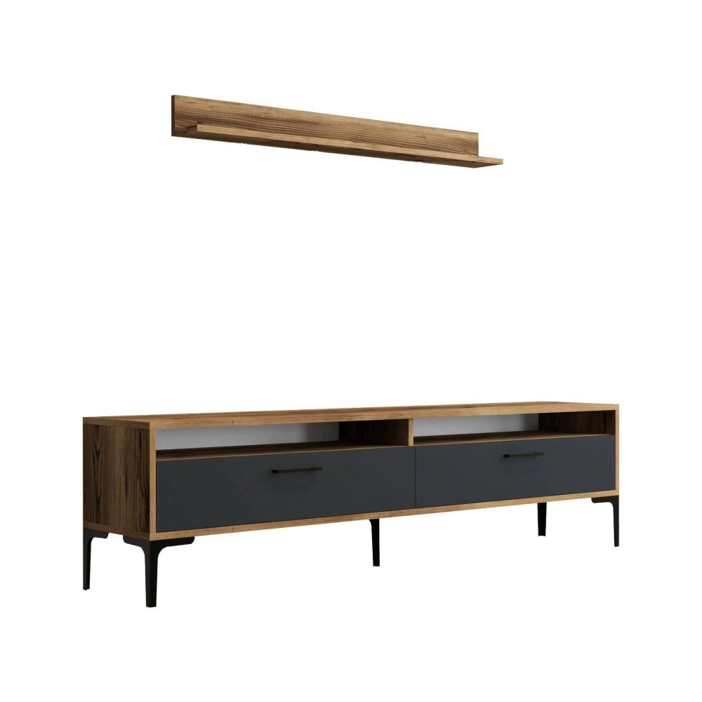 Meuble mural effet bois