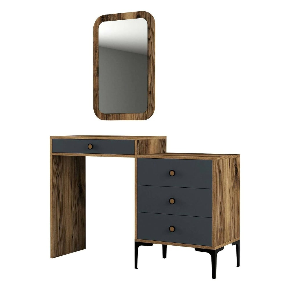 console effet bois beige,