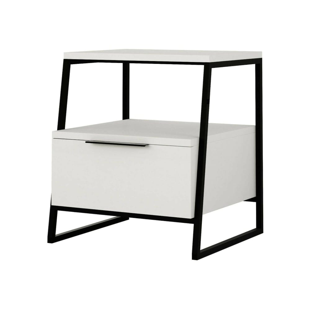 chevet effet bois blanc