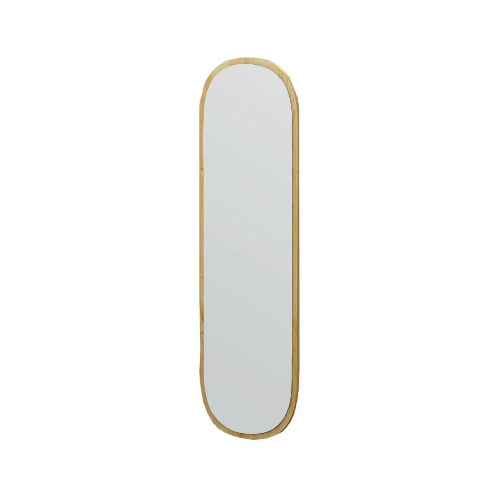 Miroir en verre beige 40x2  cm