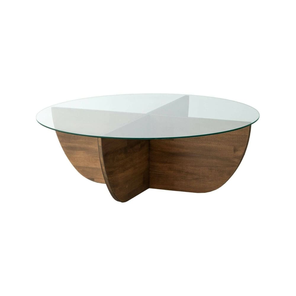 Table basse en bois massif - brun