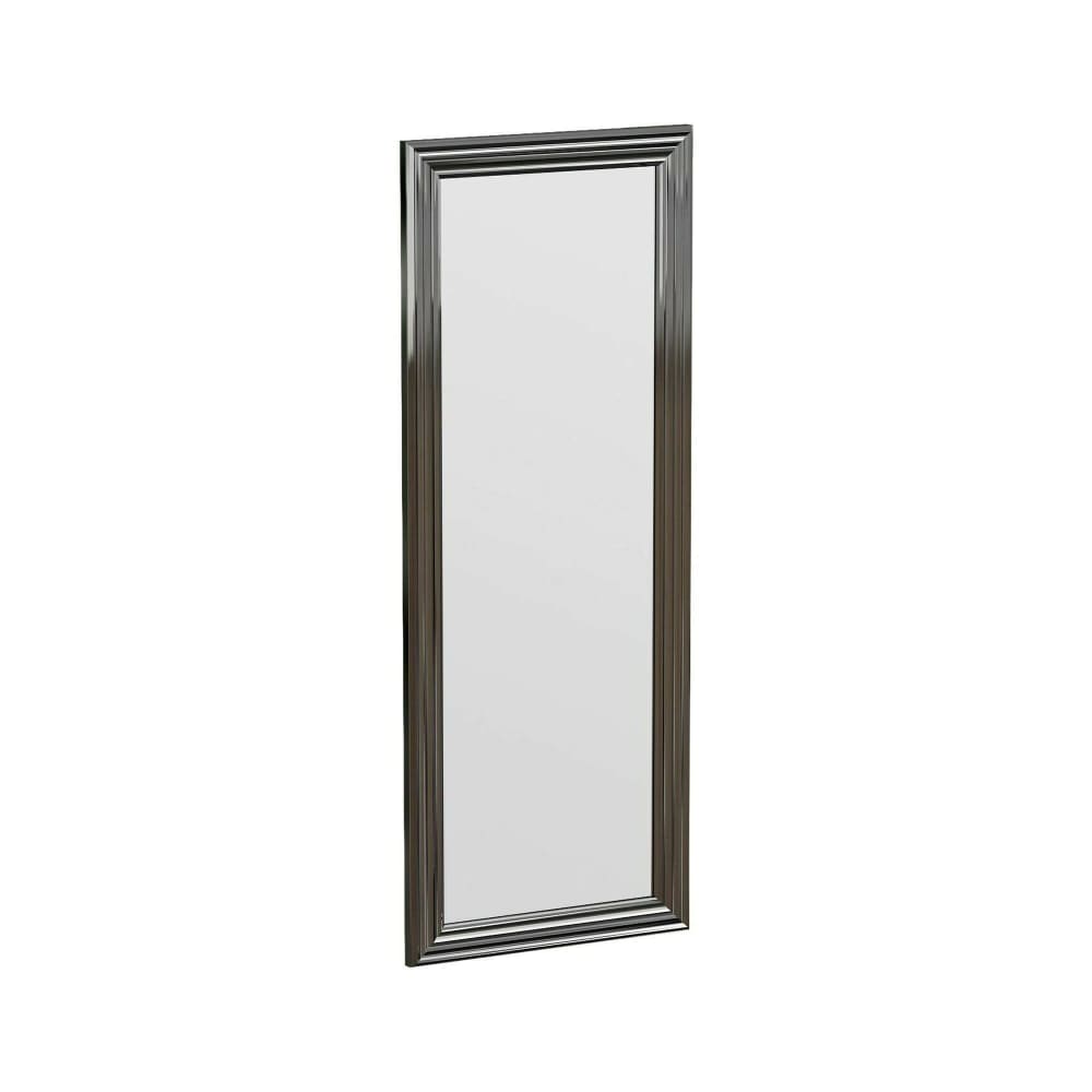 Dmora Spiegel Holzeffekt silber 40x3 cm style modern - Holz