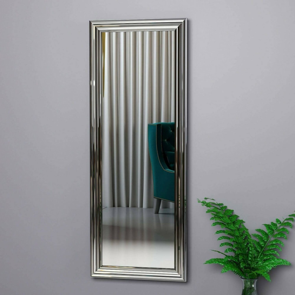 Spiegel Holzeffekt silber 40x3 cm - Maisons Du Monde