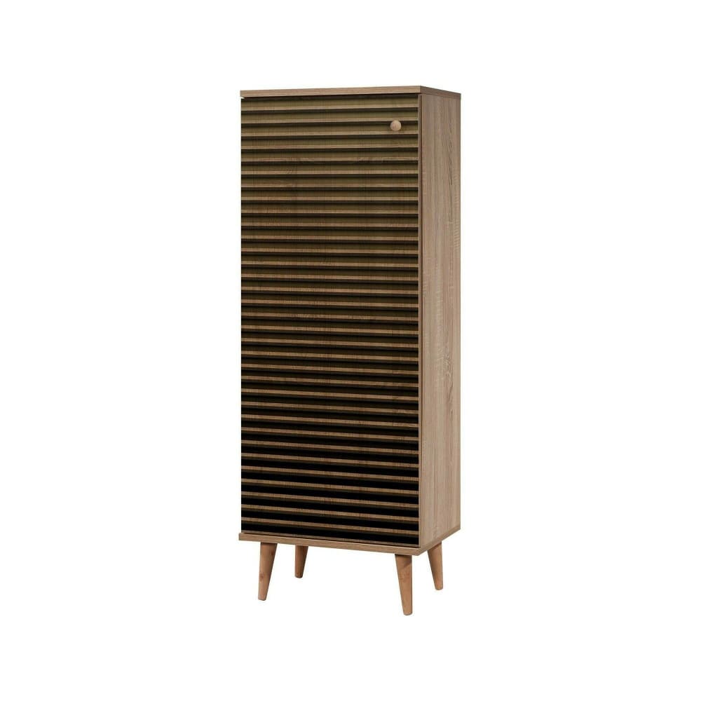 Dmora Schuhschrank Holzeffekt eiche 50x38 cm style modern Braun Holz
