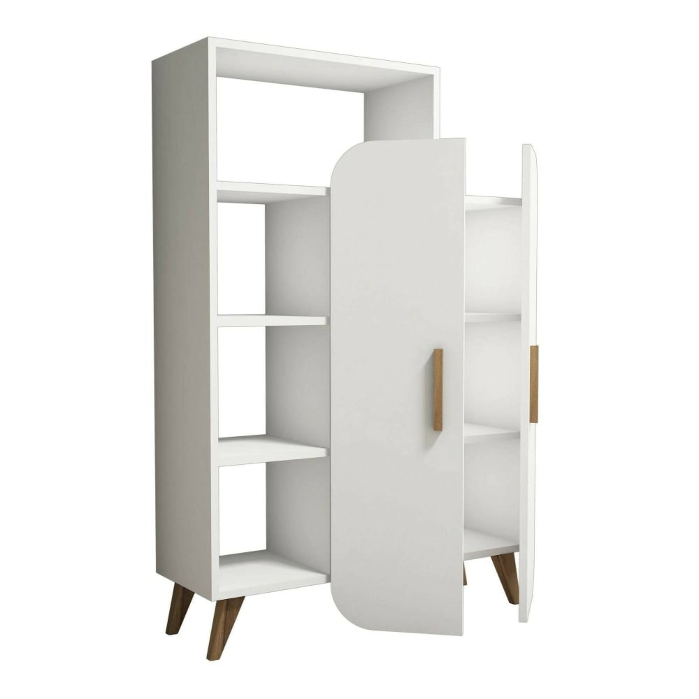 Buffet effet bois blanc 90x32  cm