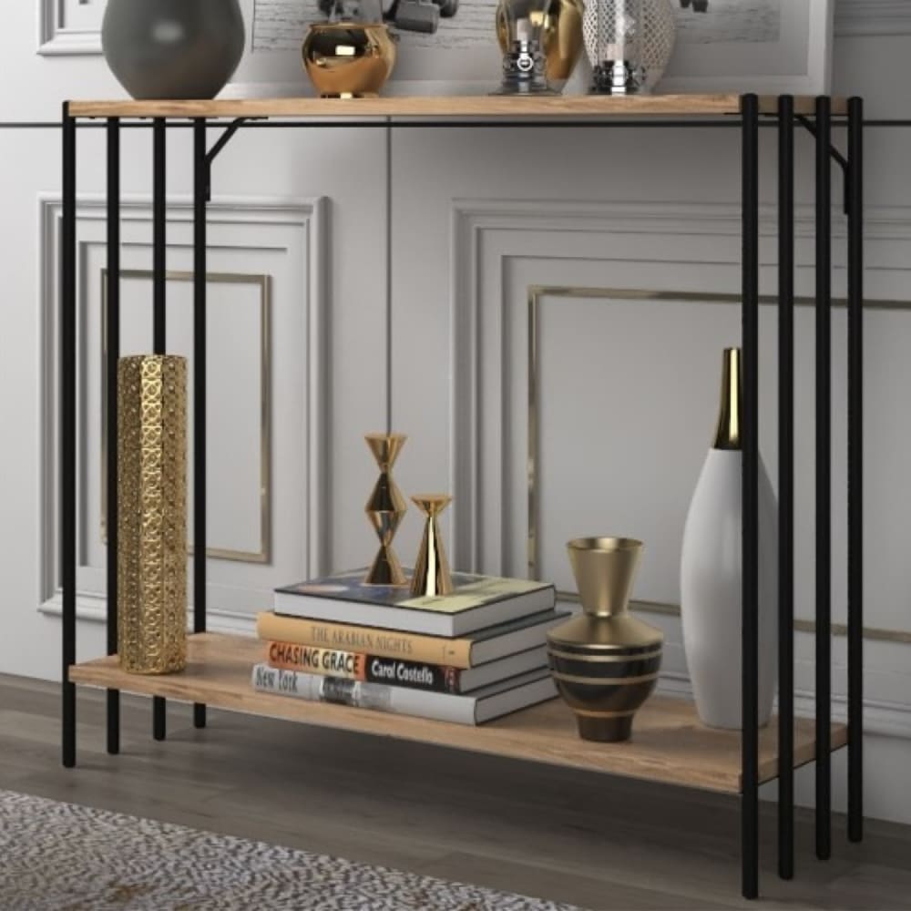 Concept Usine Industrielle Konsole mit Regalen style industrial Braun Metall