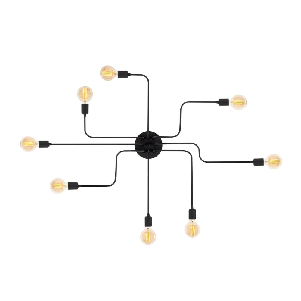 Suspension noire en métal — vue 3