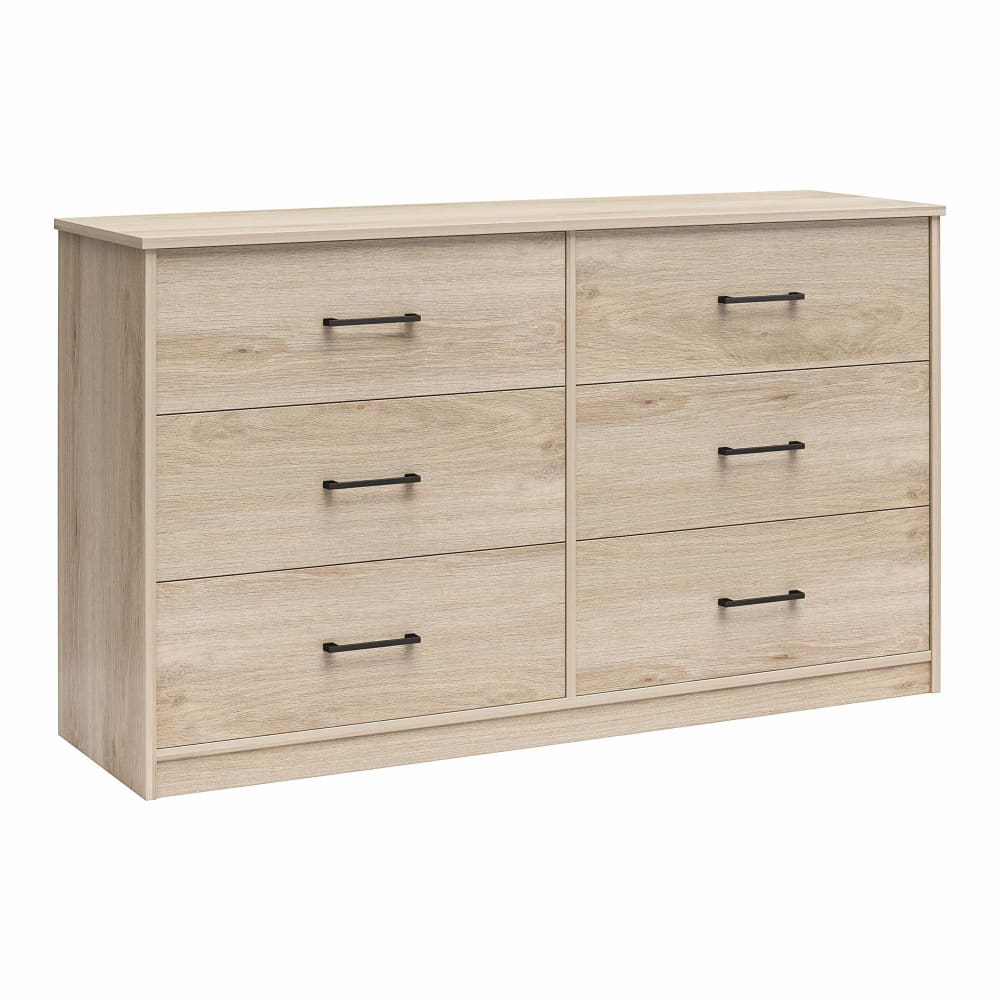 Commode avec 3+3 tiroirs en effet chêne