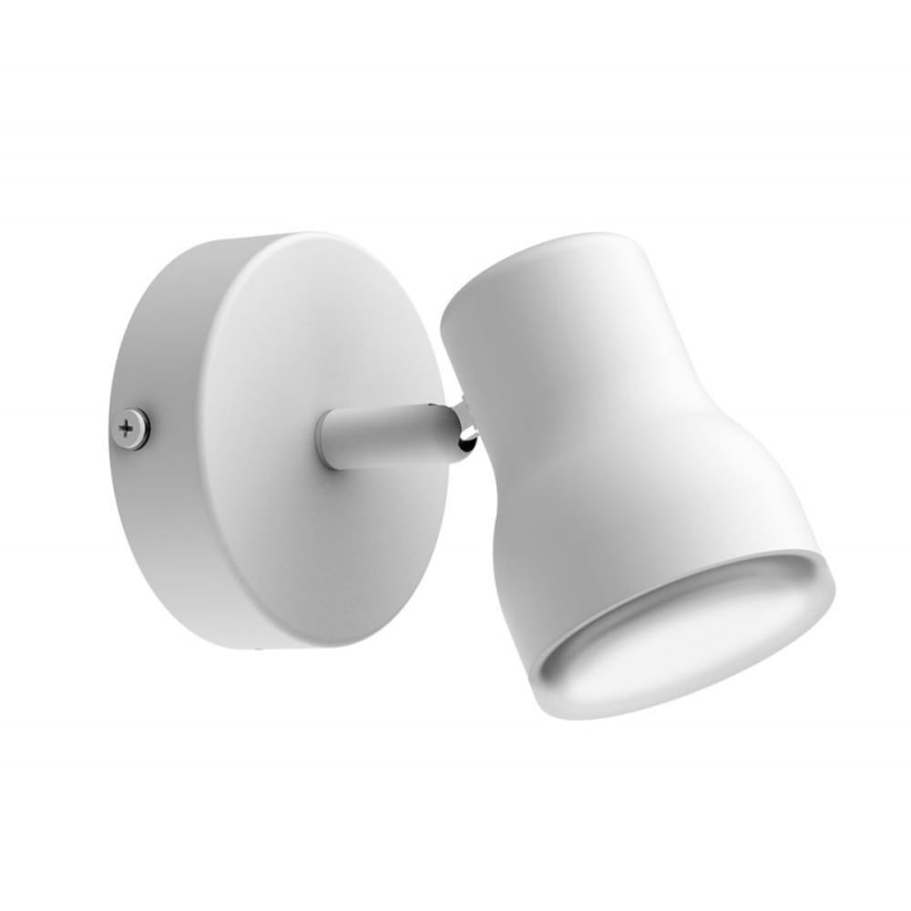 Spot salle de bain blanc mat