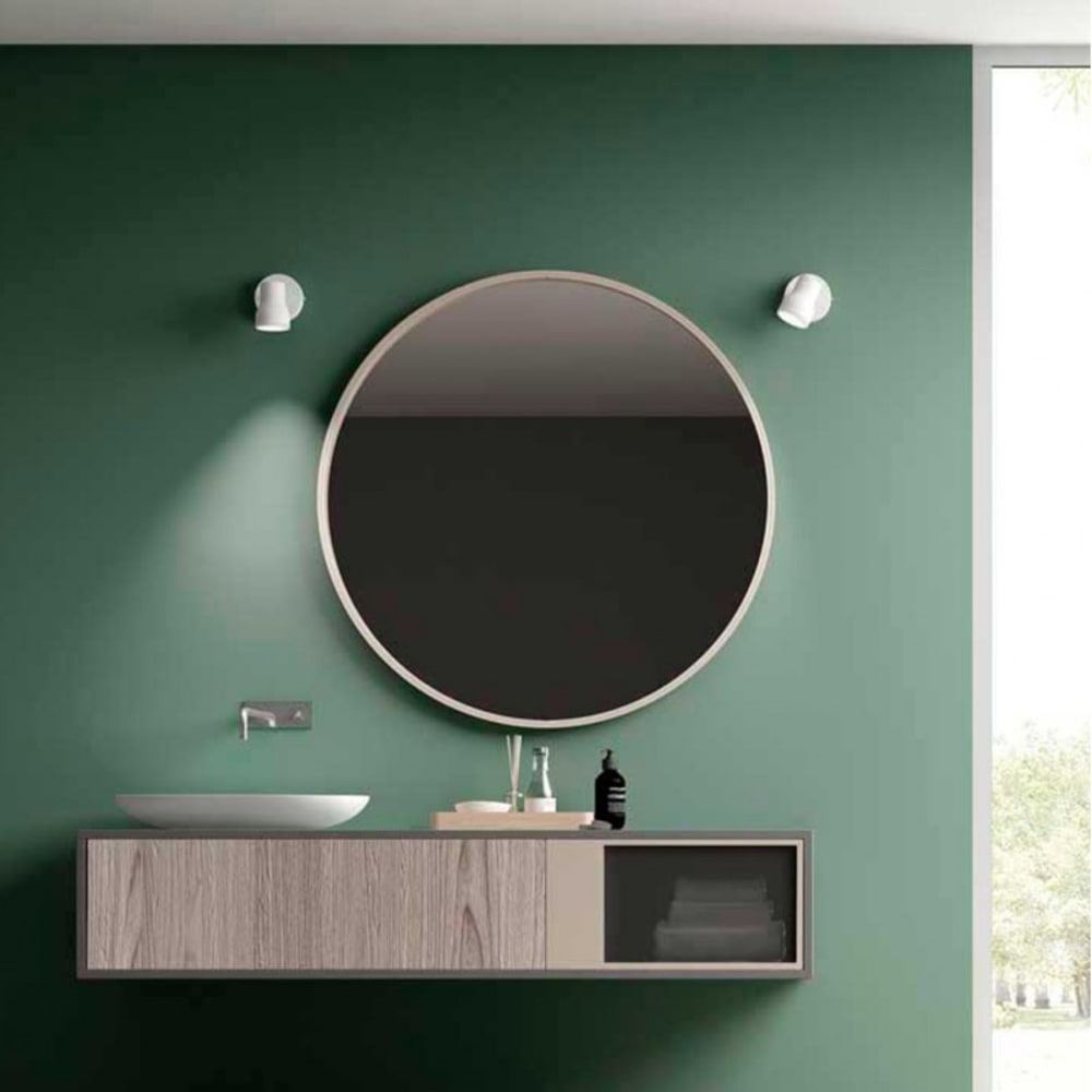 Spot salle de bain blanc mat — vue 3