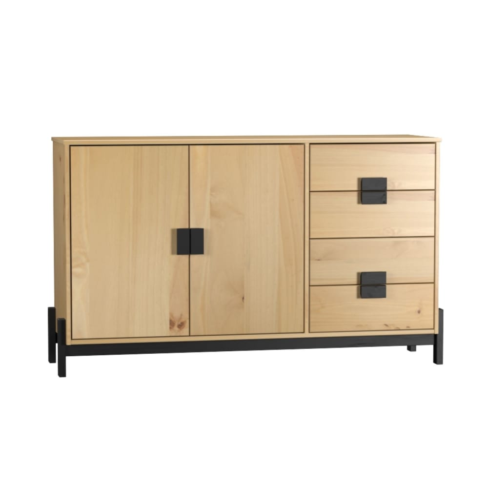 Venprodin Aparador 2 puertas 4 cajones
