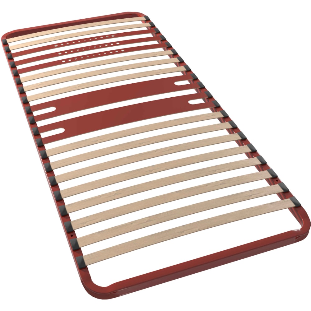 Cadre à lattes morphologique 5 zones bordeaux 90x200