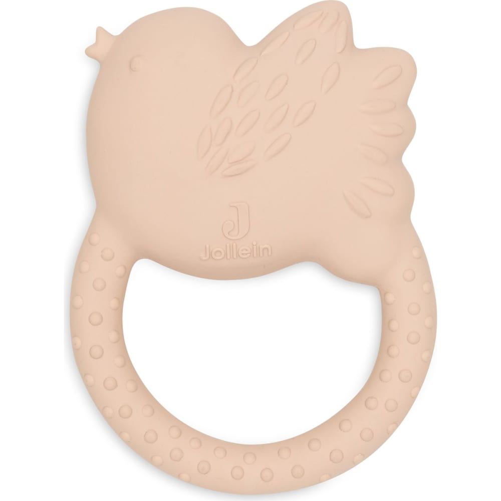 Jollein Anneau de dentition en caoutchouc Rose Caoutchouc - 8x11x2cm