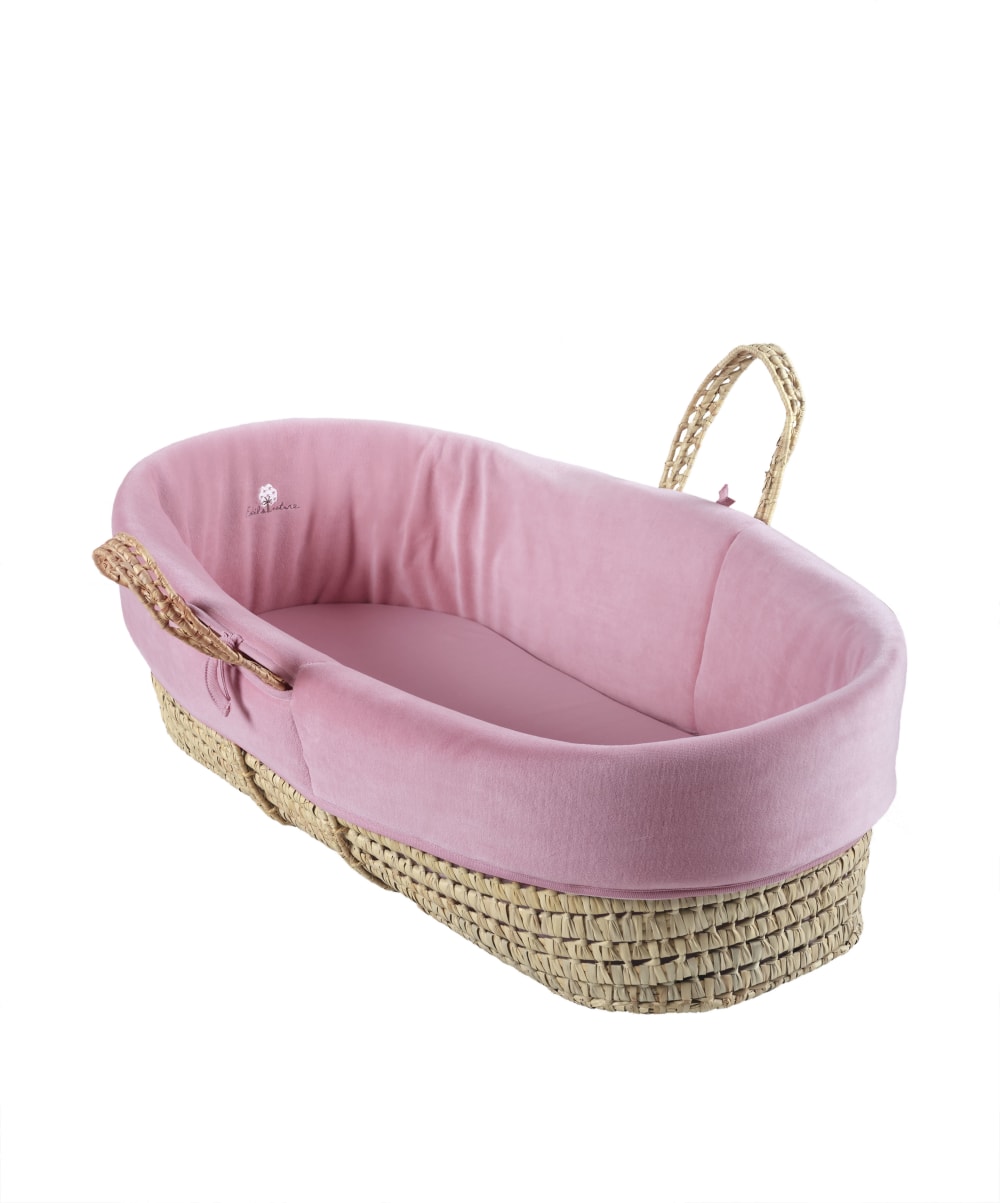 Couffin+en+coton+bio+velours++0-6+mois