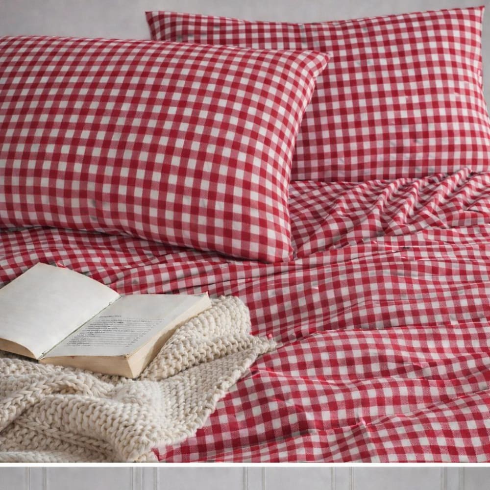 Parure de lit  2 personnes  200x200 cm coton imprimé - Maisons du Monde