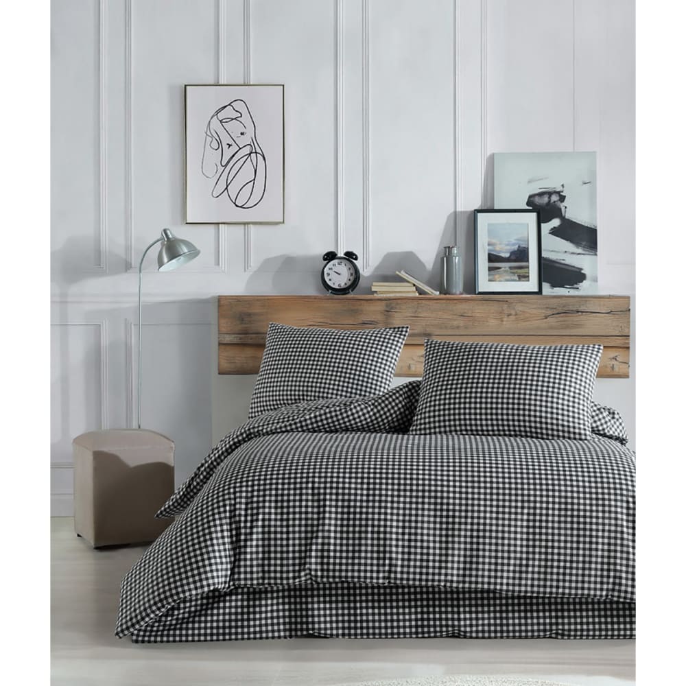 Parure de lit 1 personne 140x200 cm coton imprimé