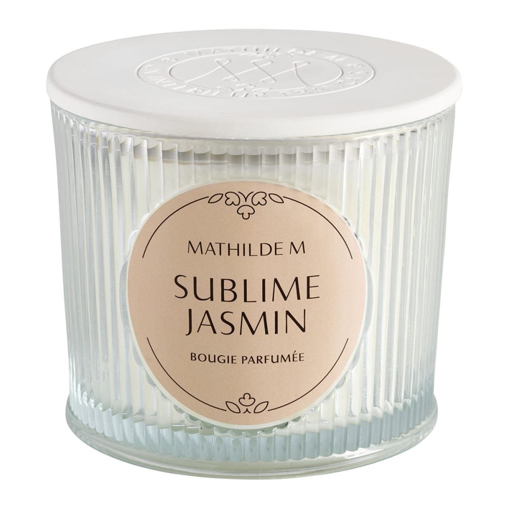 Mathilde M Bougie parfumée 400 g - sublime jasmin Blanc Cire