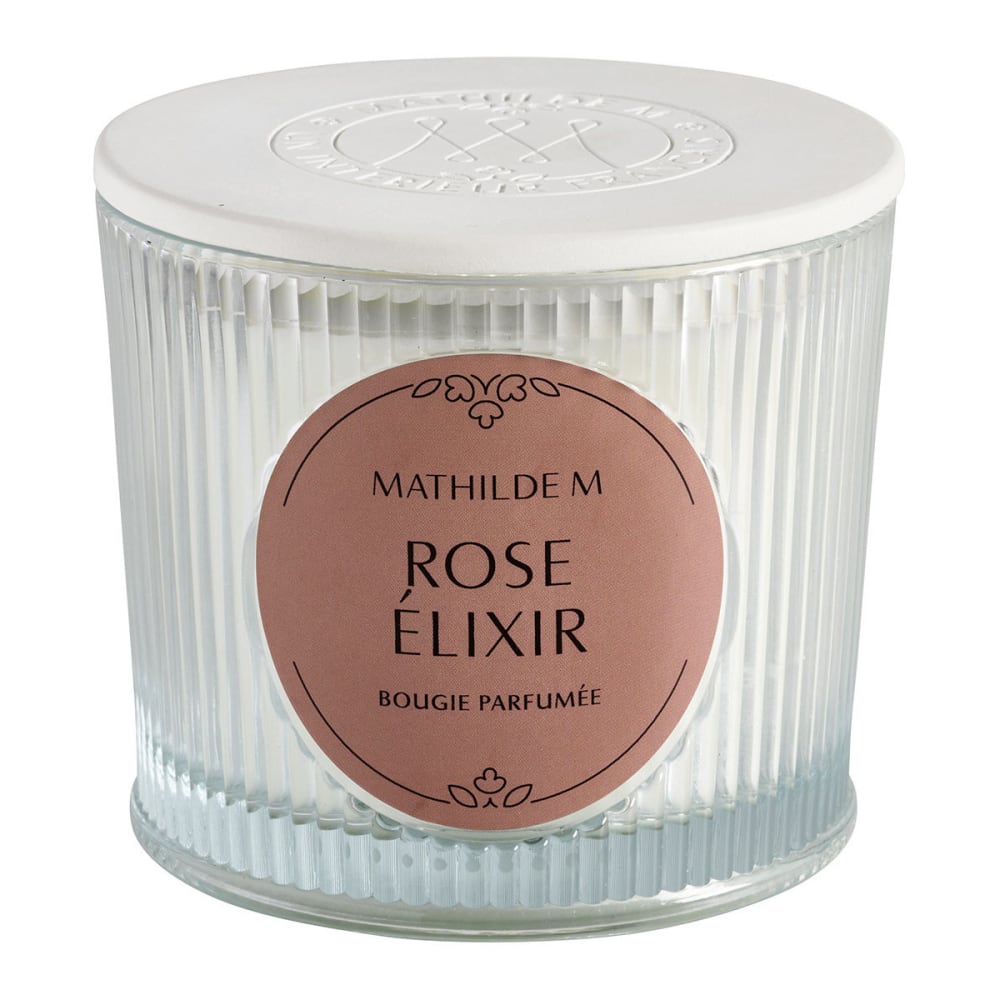 Mathilde M Bougie parfumée 400 g - rose élixir Blanc Cire