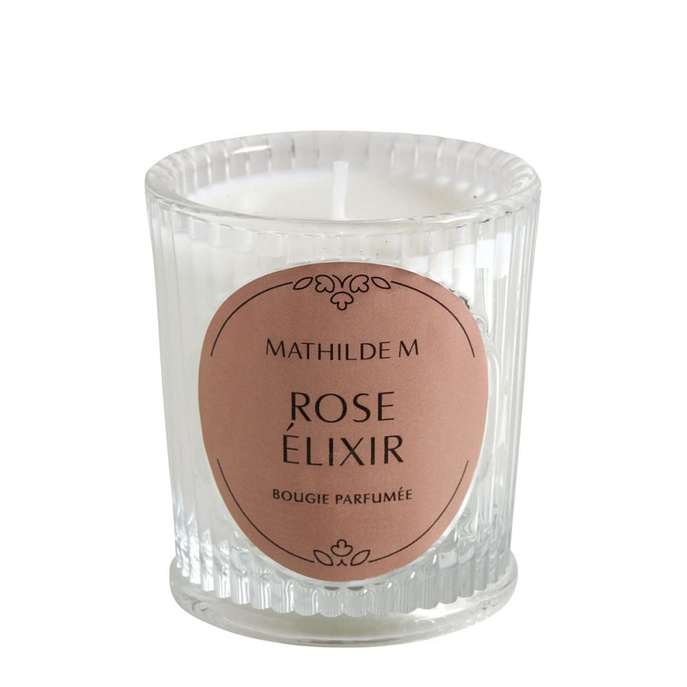 Mathilde M Bougie parfumée 65 g - rose élixir Blanc Cire