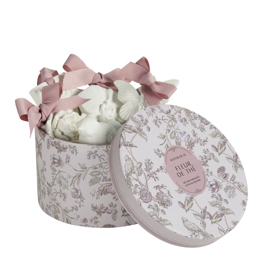 Mathilde M Coffret de 5 décors parfumés - fleur de thé Blanc Porcelaine
