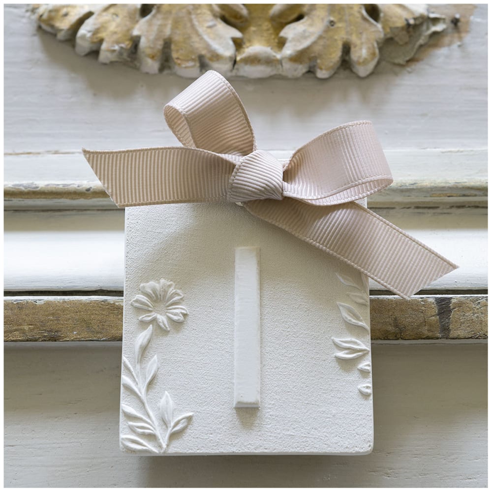 Décor parfumé lettre i - voile de lin — vue 3
