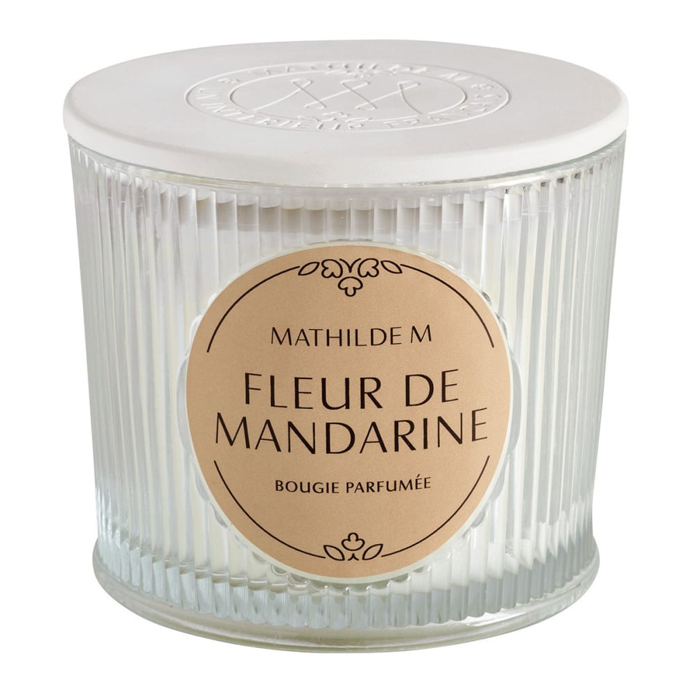 Mathilde M Bougie parfumée 400 g - fleur de mandarine Blanc Cire