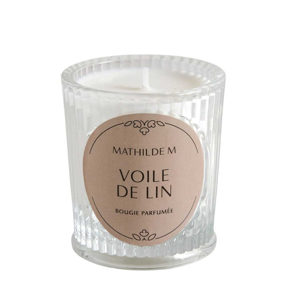 Mathilde M Bougie parfumée 65 g - voile de lin Blanc Cire