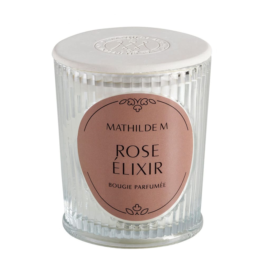 Mathilde M Bougie parfumée 145 g - rose élixir Blanc Cire