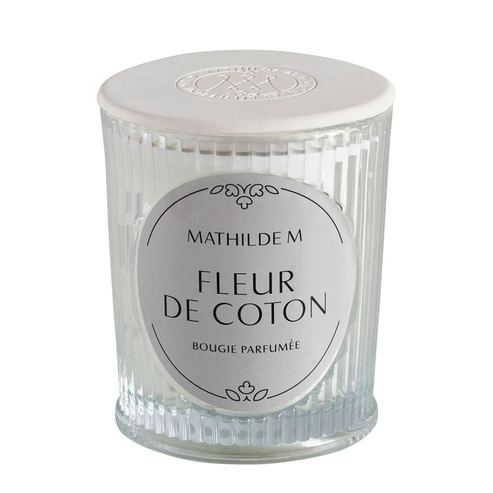 Mathilde M Bougie parfumée 145 g - fleur de coton Blanc Cire