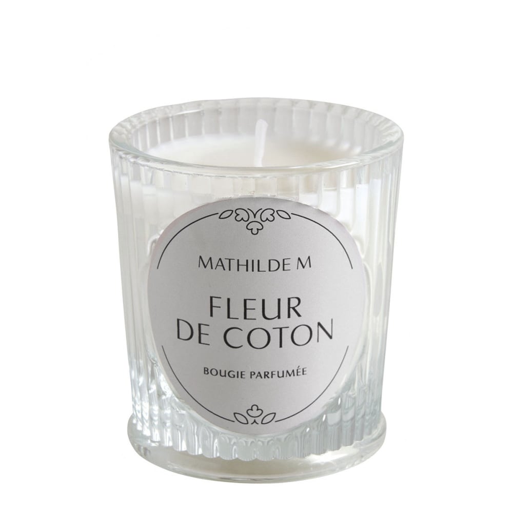 Mathilde M Bougie parfumée 65 g - fleur de coton Blanc Cire