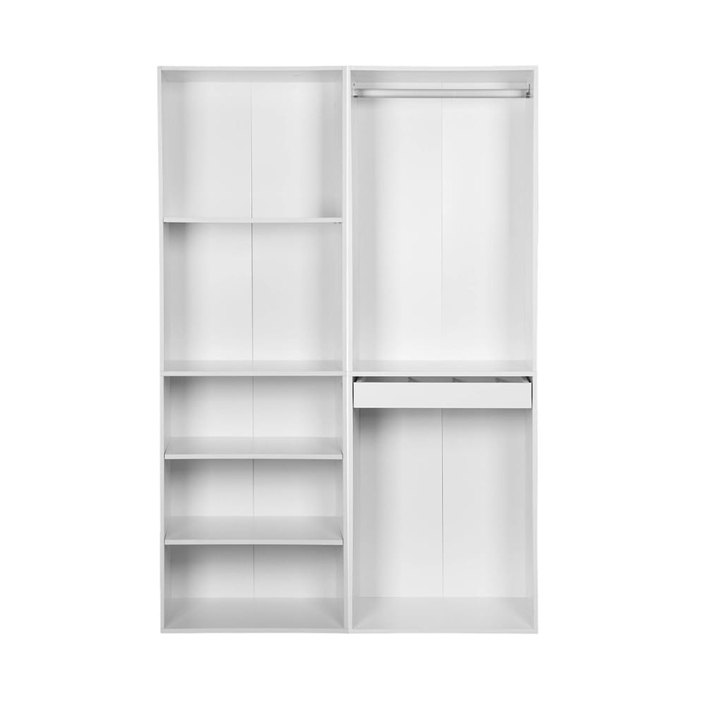 Kit dressing modulable avec 2 éléments, blanc